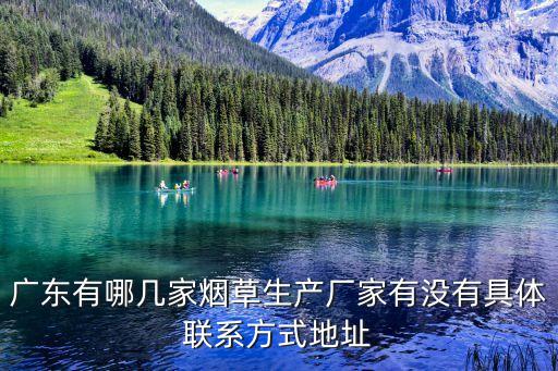 廣州市煙草專賣局公司，廣州煙草專賣局局長是誰