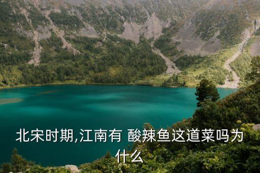 北宋時期,江南有 酸辣魚這道菜嗎為什么