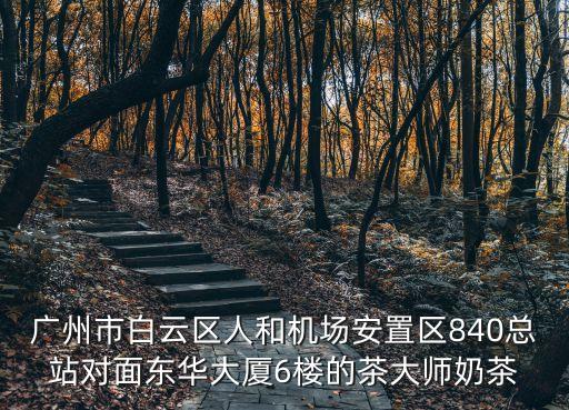 廣州市白云區(qū)人和機場安置區(qū)840總站對面東華大廈6樓的茶大師奶茶