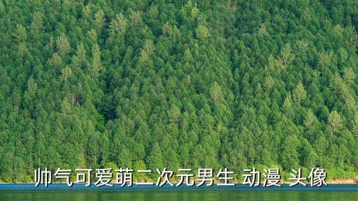  帥氣可愛萌二次元男生 動(dòng)漫 頭像