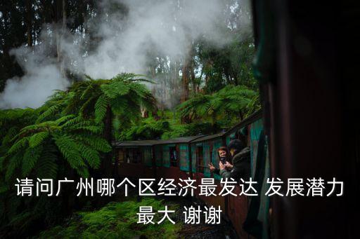 請問廣州哪個區經濟最發達 發展潛力最大 謝謝