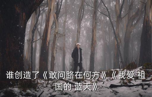 誰創造了《敢問路在何方》《我愛 祖國的 藍天》