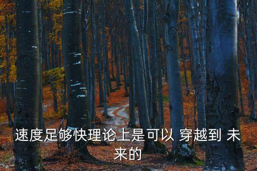 穿越未來,女主穿越未來星際小說