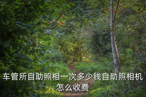 車管所自助照相一次多少錢自助照相機怎么收費