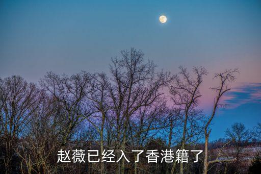 廣州優(yōu)才計(jì)劃筆試貼吧，趙薇已經(jīng)入了香港籍了