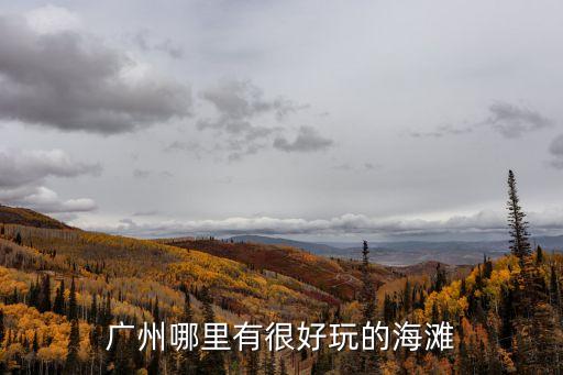 廣州有哪些海邊好玩的地方，廣州哪里有很好玩的海灘