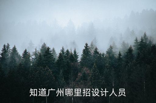 知道廣州哪里招設(shè)計(jì)人員