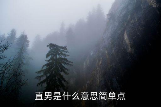 直男什么意思,女生說(shuō)男生大直男什么意思