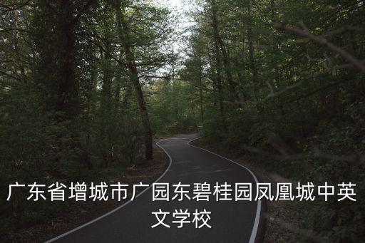廣州增城碧桂園學(xué)校，廣州增城碧桂園學(xué)校