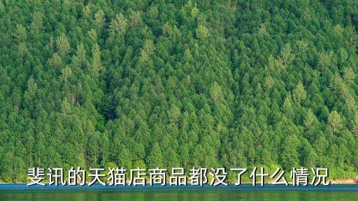 斐訊的天貓店商品都沒了什么情況