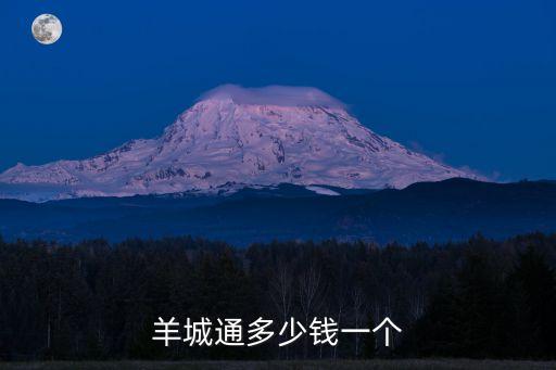 羊城通多少錢一個