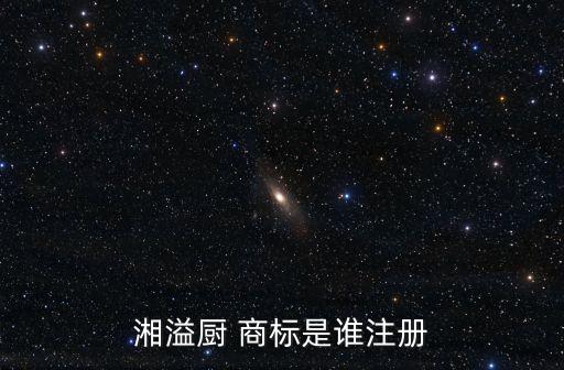 湘溢廚 商標是誰注冊