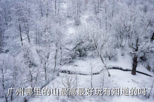 廣州哪里的山最高最好玩有知道的嗎