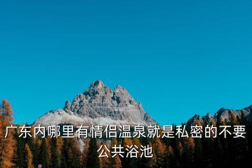廣東內哪里有情侶溫泉就是私密的不要公共浴池