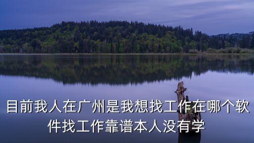 廣州找兼職的軟件，想在廣州地區(qū)找份周末服務(wù)員的在那個(gè)兼職軟件找比較好