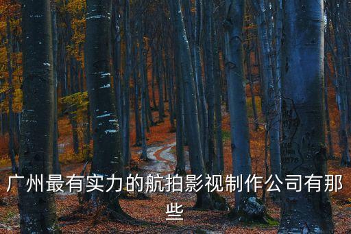 廣州最有實力的航拍影視制作公司有那些