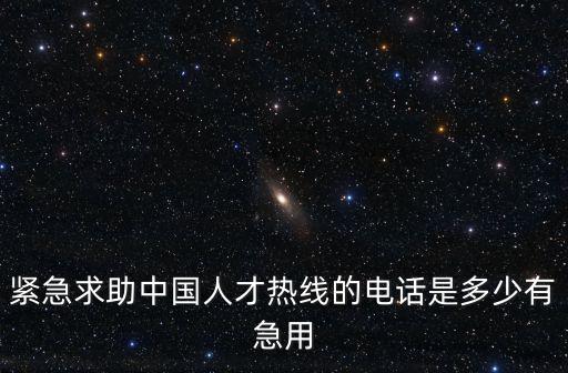 廣州郵電人才市場電話，緊急求助中國人才熱線的電話是多少有急用
