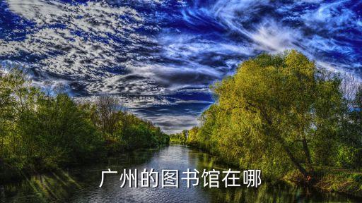 廣州圖書館在哪個區，廣州的圖書館在哪