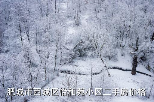 肥城市西城區(qū)怡和苑小區(qū)二手房?jī)r(jià)格