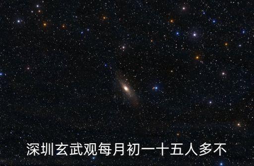 深圳玄武觀每月初一十五人多不