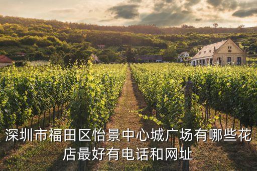 深圳市福田區(qū)怡景中心城廣場(chǎng)有哪些花店最好有電話和網(wǎng)址