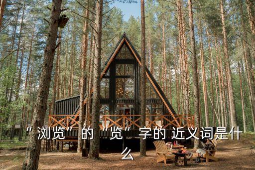 瀏覽的近義詞