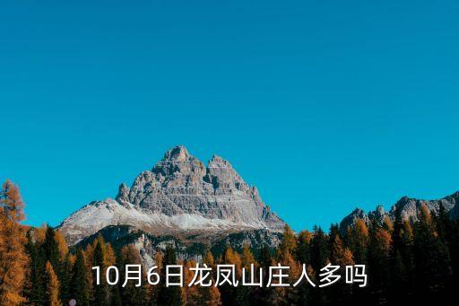 10月6日龍鳳山莊人多嗎