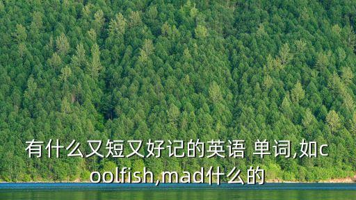 簡短英文單詞,寓意好的簡短英文單詞