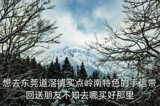 東莞旅游買什么手信比較好，東莞鳳崗的客家手信是啥