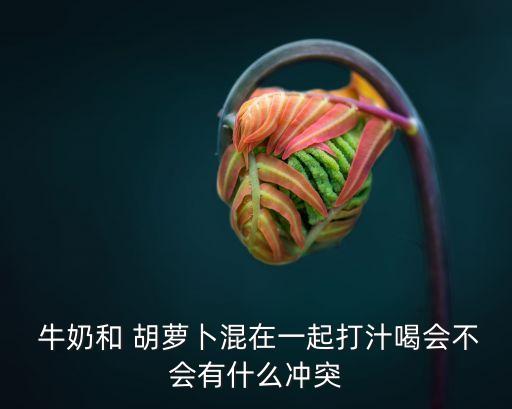 胡蘿卜牛奶,蘋果不宜和胡蘿卜牛奶