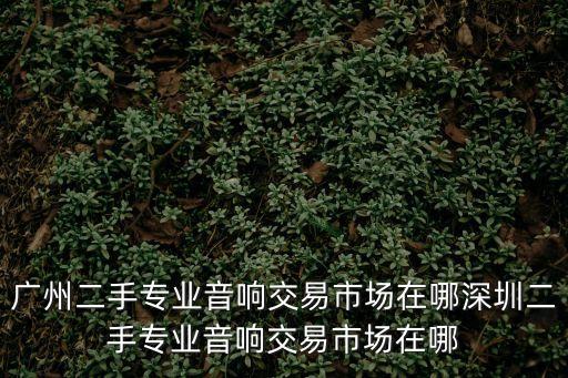 深圳回收喇叭，廣州二手專業音響交易市場在哪深圳二手專業音響交易市場在哪