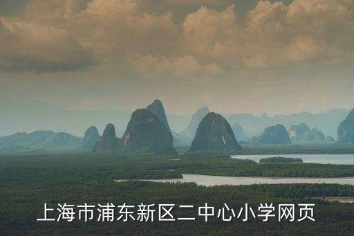 上海市浦東新區二中心小學網頁