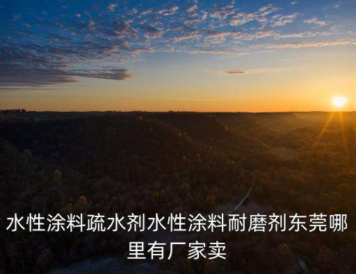 東莞水性漆涂裝，水性涂料疏水劑水性涂料耐磨劑東莞哪里有廠家賣