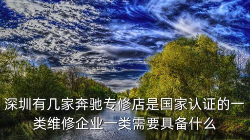 深圳有幾家奔馳專修店是國家認證的一類維修企業一類需要具備什么