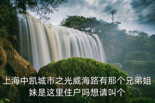 上海市靜安區威海路中凱小房型房價，請問近幾年上海的房價數位在什么位子位于靜安區南京路附近