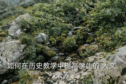 人文素養(yǎng)