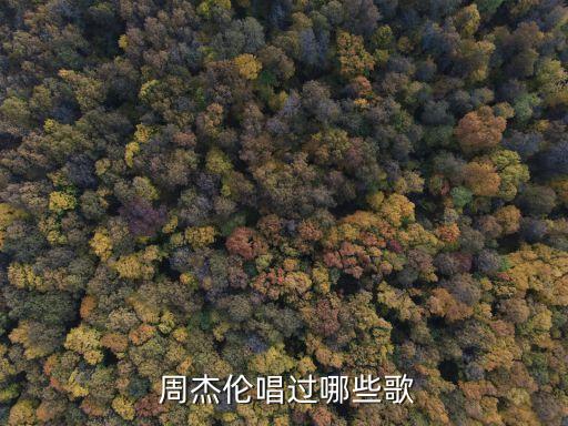 周杰倫的歌