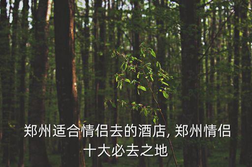 鄭州適合情侶去的酒店, 鄭州情侶十大必去之地
