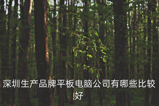 深圳平板公司，深圳帥酷平板電腦公司在什么地方