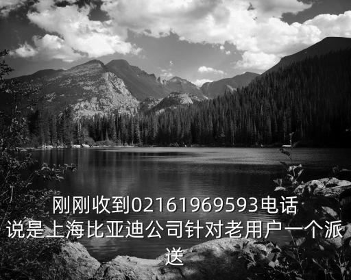 上海市物聯(lián)網(wǎng)項(xiàng)目建設(shè)補(bǔ)貼了，剛剛收到02161969593電話(huà)說(shuō)是上海比亞迪公司針對(duì)老用戶(hù)一個(gè)派送