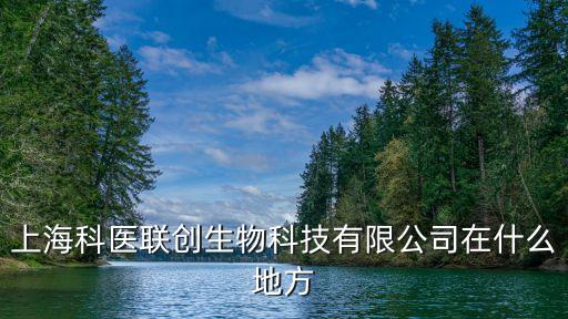 上海科醫(yī)聯(lián)創(chuàng)生物科技有限公司在什么地方