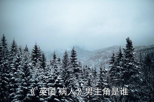 《 英國 病人》男主角是誰