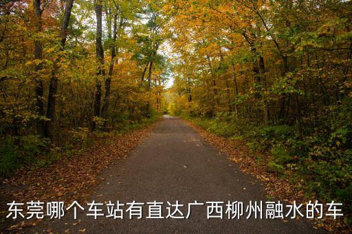 東莞哪個車站有直達廣西柳州融水的車