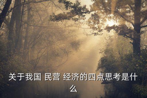 民營經濟