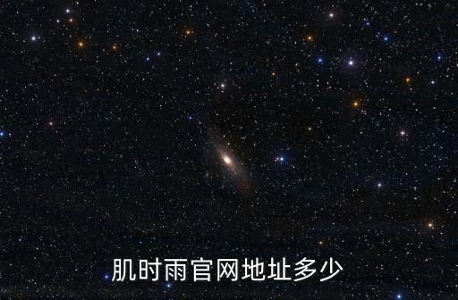 肌時雨官網地址多少