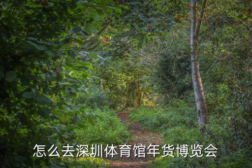 怎么去深圳體育館年貨博覽會