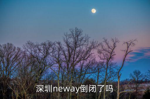 深圳柏業關閉了，深圳neway倒閉了嗎
