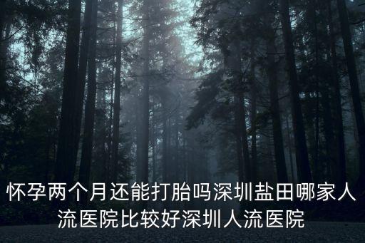 懷孕兩個月還能打胎嗎深圳鹽田哪家人流醫院比較好深圳人流醫院