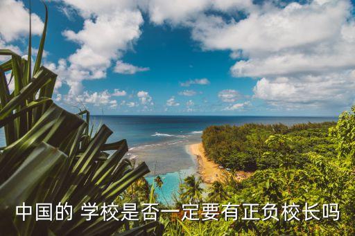 中國學校,中美學校相同點不同點之一