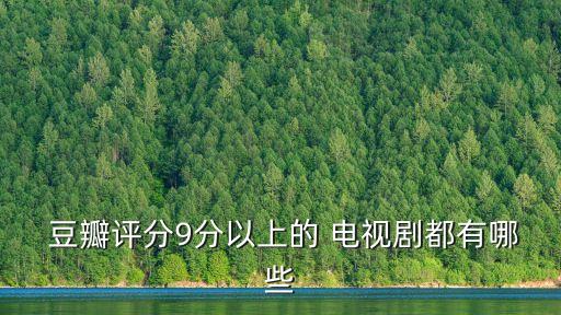  豆瓣評(píng)分9分以上的 電視劇都有哪些
